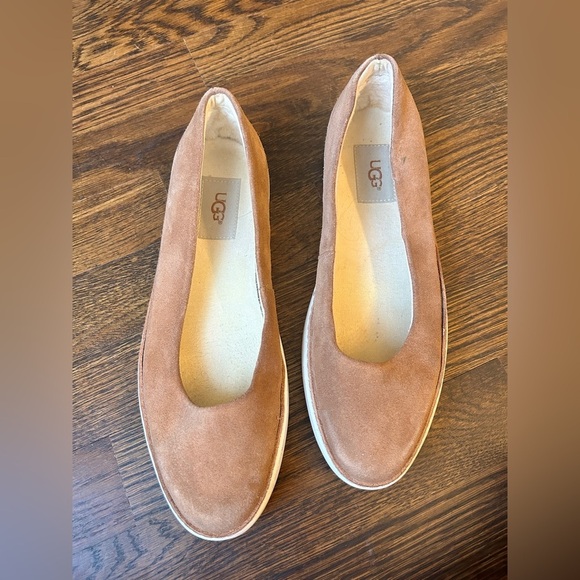 Like New UGGS Kammi Suede Slip-On Comfort Sneakers Flat - Picture 2 of 9